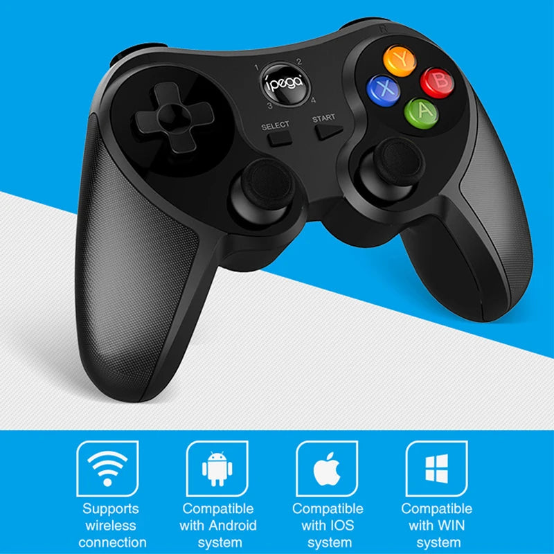 Ipega-mando inalámbrico/con cable para juegos, Bluetooth, para Android, IOS, PC, TV Box, PS3, PUBG