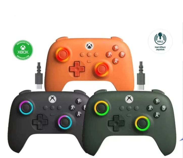 Control  USB  con cable 8BitDo Ultimate C  joysticks de efecto Hall para Xbox Series X, Series S, Xbox One y PC Windows.