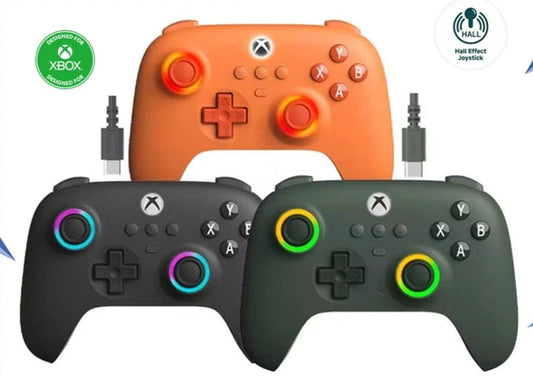 8BitDo Control Ultimate C Wired USB Gamepad con Hall Effect Joysticks para Xbox Series X、Series S, Xbox One, and PC Windows.