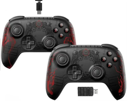 8bitdo Ultimate 2C negro Myth Wukong, Gamepad con cable, Efecto Hall, Joystick para Windows 10,11,Android,Steam