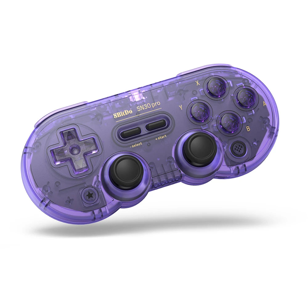 Control Joystick Inalámbrico 8bitdo Sn30 Pro Transparente