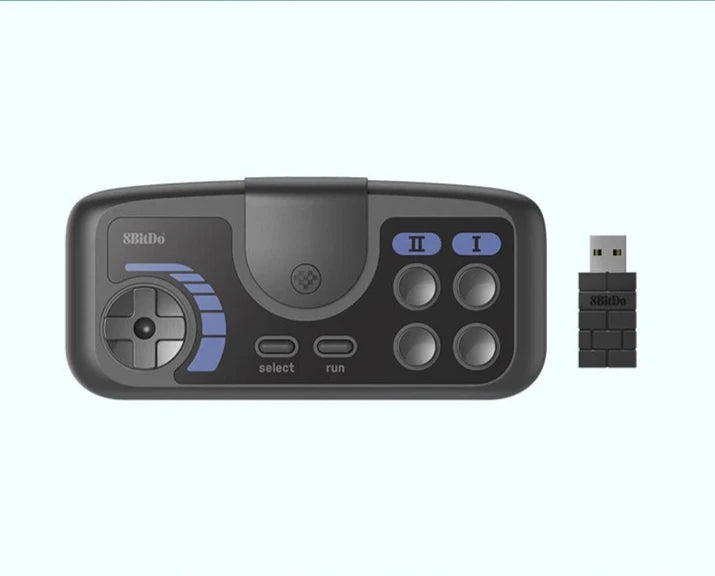 8bitdo Control inalámbrico PCE Core 2,4G, Gamepad para PC Engine Mini PC Engine CoreGrafx Mini TurboGrafx-16 Mini y Switch